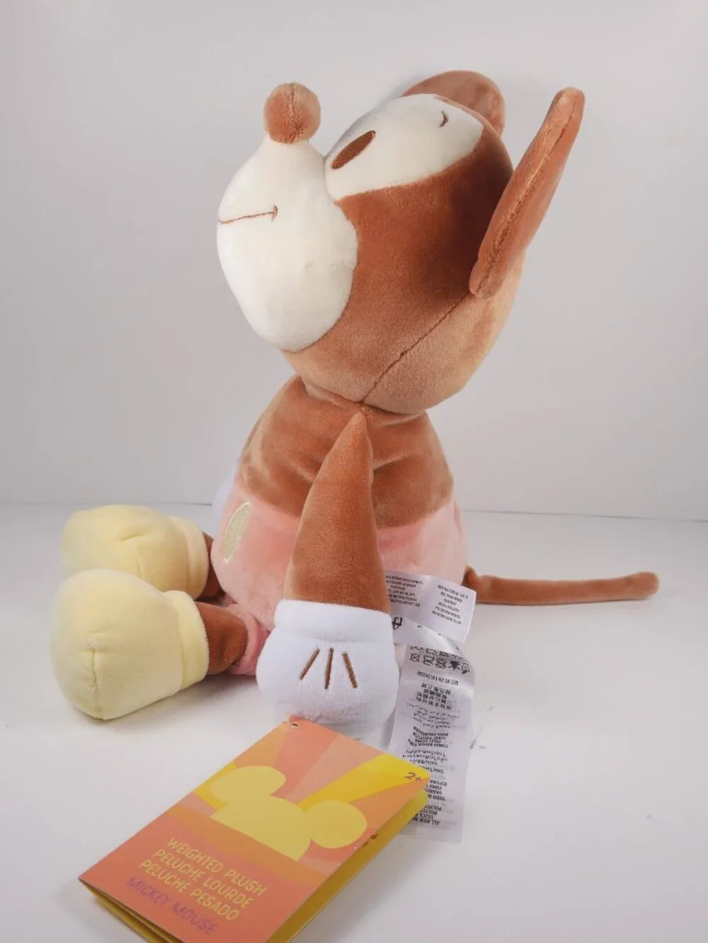 Disney Parks Mickey Mouse Weighted Plush 12